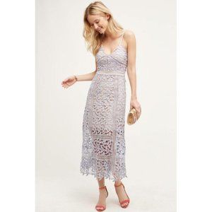 Anthropologie Elliatt "Tingle" Lace Midi Dress M